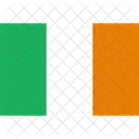 Irlanda Bandeira Mundo Ícone