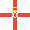 Norte Irlanda Bandeira Ícone