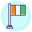 Boite A Drapeau Irlandaise Icon