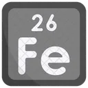 Iron Periodic Table Chemists Icon