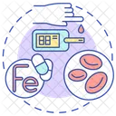 Iron for blood cells  Icon