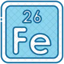 Iron Periodic Table Chemists Icon
