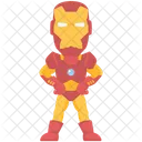 Superhero Cartoon Character Iron Man Icon