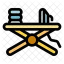 Iron Table Clothes Housework Icon