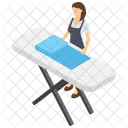 Ironing Board Ironing Stand Ironing Furniture Icon