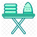 Ironing Board Iron Laundry Icon