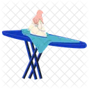 옷 다림질 옷 다리미 아이콘