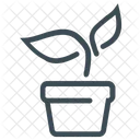 Irrigation Plant Pot Icon