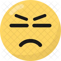 Nervoso Emoji Ícone