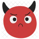 Irritado Adesivo Emoji Ícone