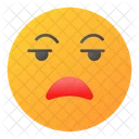 Irritated Unamused Emoji Icon