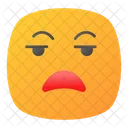 Irritated Unamused Emoji 아이콘