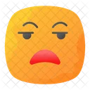 Irritated Unamused Emoji 아이콘