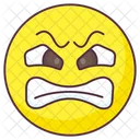 Irritated Emoji Irritated Expression Emotag Icon