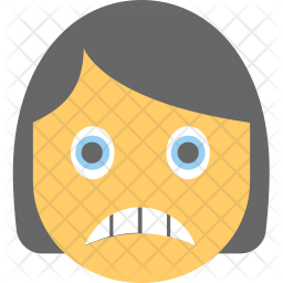 Irritated face Icon