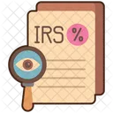 Irs Tax Audit Tax Audit Tax Report Icône