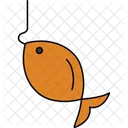 Isca De Pesca Minhoca Isca Artificial Ícone