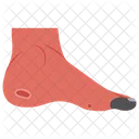 Ischemia Foot Stroke Icon