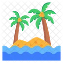 Isla tropical  Icono