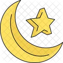Islam Moon Prayer Icon