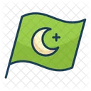 Flag Islam Crescent Icon