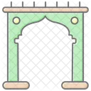 Islamic Arch Lineal Color Icon Icon