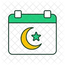 Islamic Calendar Ramadan Month Fasting Icon