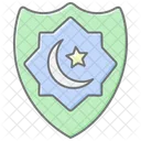 Islamic Crown Lineal Color Icon Icon