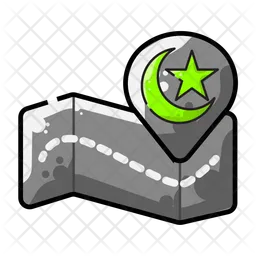 Islamic Map  Icon