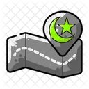 Islamic Map  Icon