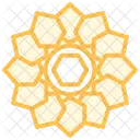 Islamic Pattern Duotone Line Icon Icon