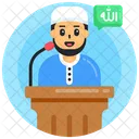 Holy Speech Islamic Speech Oration Icon