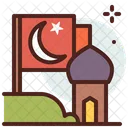 Islamische Flagge  Symbol