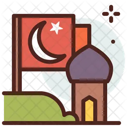 Islamische Flagge  Symbol