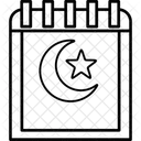 Kalender Gliederung Islamische Symbol