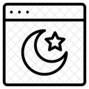 Islamischer Kalender Symbol