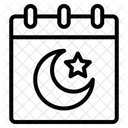 Islamischer Kalender Symbol