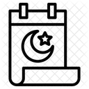 Islamischer Kalender Symbol