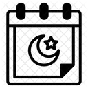 Islamischer Kalender Symbol