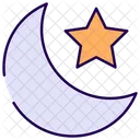 Islamischer Mond  Symbol