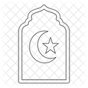 Islamischer Rahmen Symbol