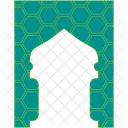 Vol Islamischen Rahmen Dekoration Islamisch Muslimisch Symbol
