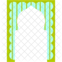 Vol Islamischen Rahmen Dekoration Arabisch Muslimisch Symbol