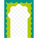 Vol Islamischen Rahmen Dekoration Islamisch Muslimisch Symbol