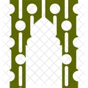 Vol Islamischen Rahmen Dekoration Mubarak Muslim Symbol