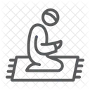 Islamisches Gebet  Symbol