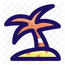 Island Vacation Tropical Icon