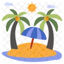 Palm Tree Coconut Tree Beach Tree Icon