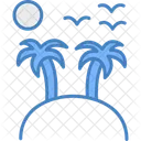 Island Beach Palm Icon