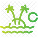 Island Geographic Feature Icon